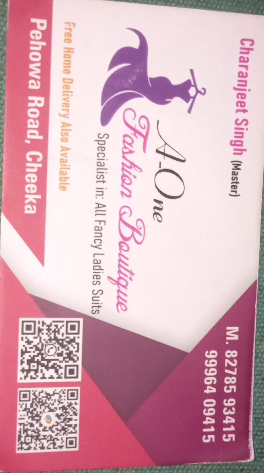 lady or ladies tailor in cheeka